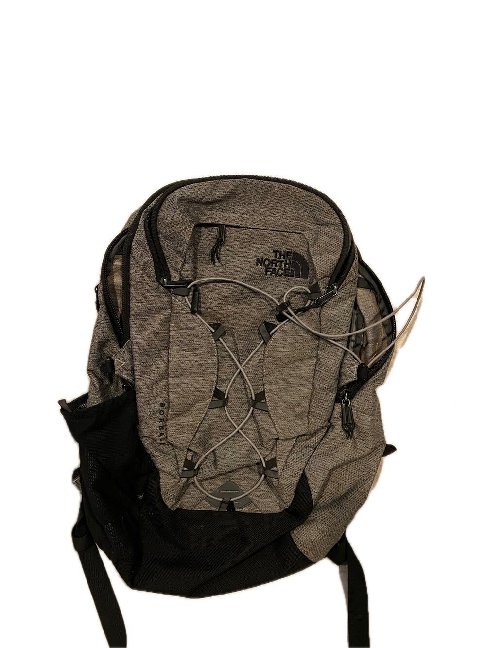 The North Face Borealis Gray Black Backpack